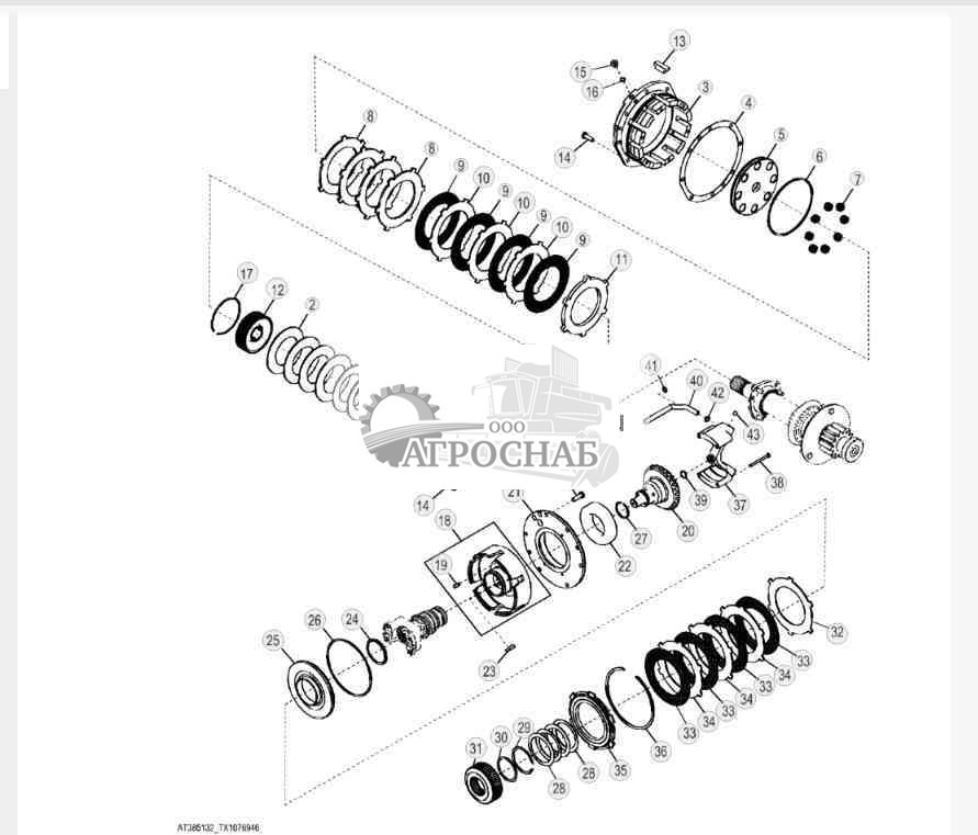 Муфты и тормоза лебедки 